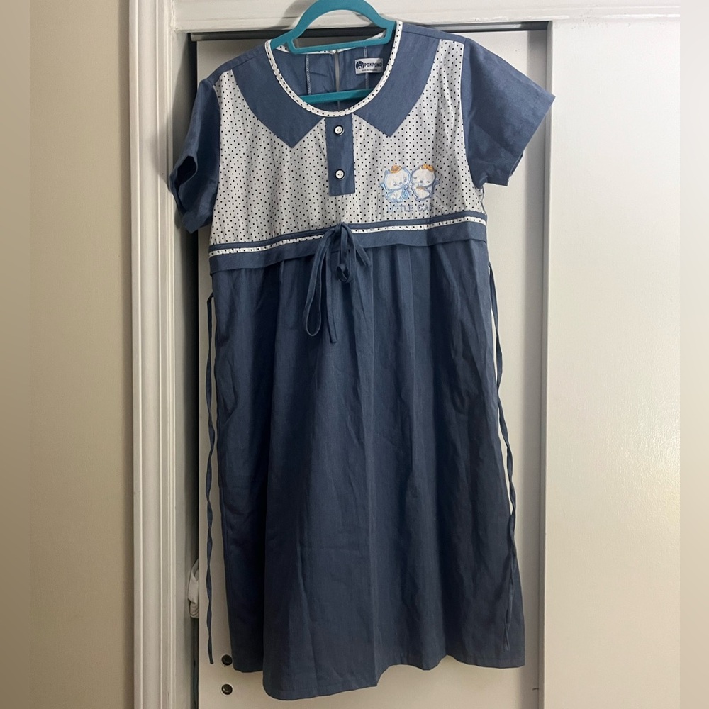 Pokpong thailand little cat dress womens size s/m